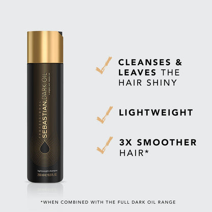 Sebastian Professional Dark Oil Lightweight Shampoo – 250 ml