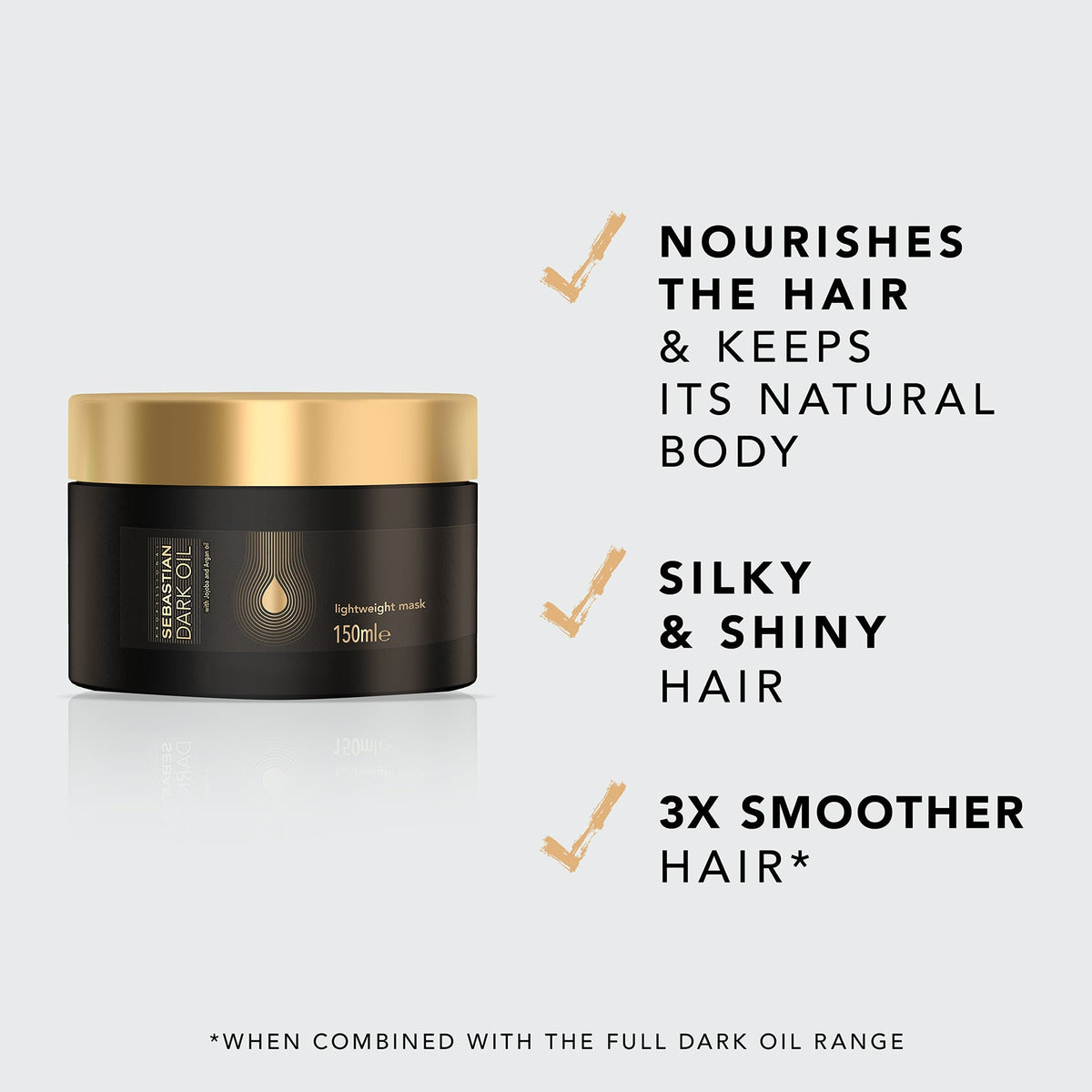 Sebastian Professional Dark Oil Lightweight Mask – 150 ml