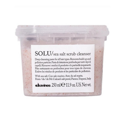 Davines SOLU Sea Salt Scrub Cleanser – 250 ml