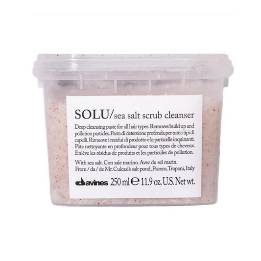 Davines SOLU Sea Salt Scrub Cleanser – 250 ml